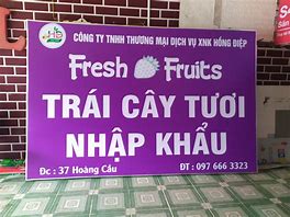 Biển Quảng Cáo Trái Cây Nhập Khẩu