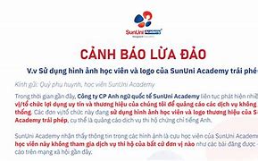 Học Bổng Sununi Academy Lừa Đảo 2024 Online Shopping Facebook